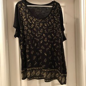 Lucky brand printed t shirt